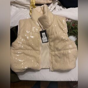 Pink Lily Sequin Vest